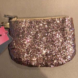 **SOLD **FREE WITH A PURCHASE Glitter wristlet